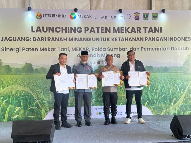 
					Paten Mekar Tani Diluncurkan di Padang Pariaman: Kolaborasi Besar Menuju Swasembada Jagung dan Ketahanan Pangan