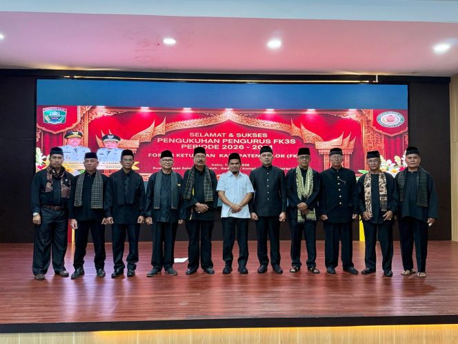 
					Pengurus FK3S Kabupaten Solok Periode 2026–2031 Resmi Dikukuhkan