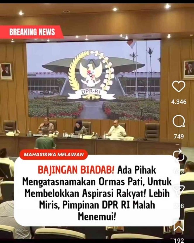 
					Jadi Konten Hoaks, Pertemuan Perwakilan Masyarakat Pati di DPR Dipelintir